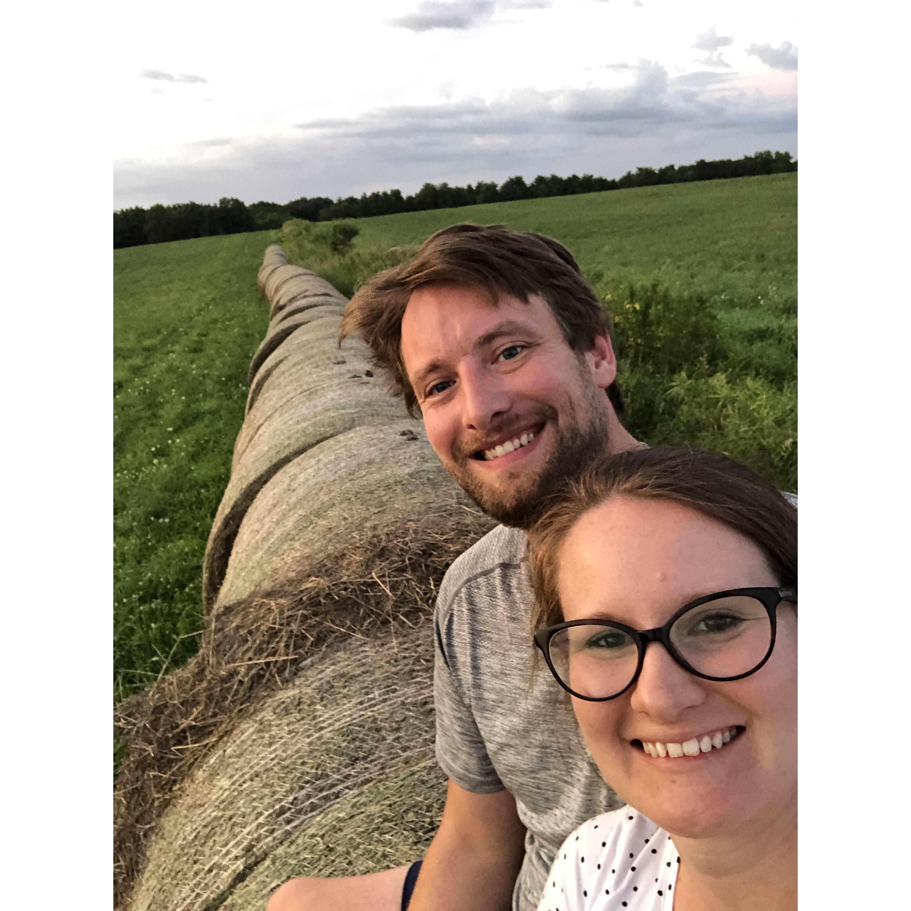 Visiting Wes's family farm in Minnesota