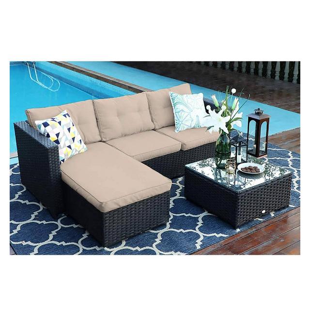 3pc Outdoor Wicker Rattan Furniture Set - Captiva Designs