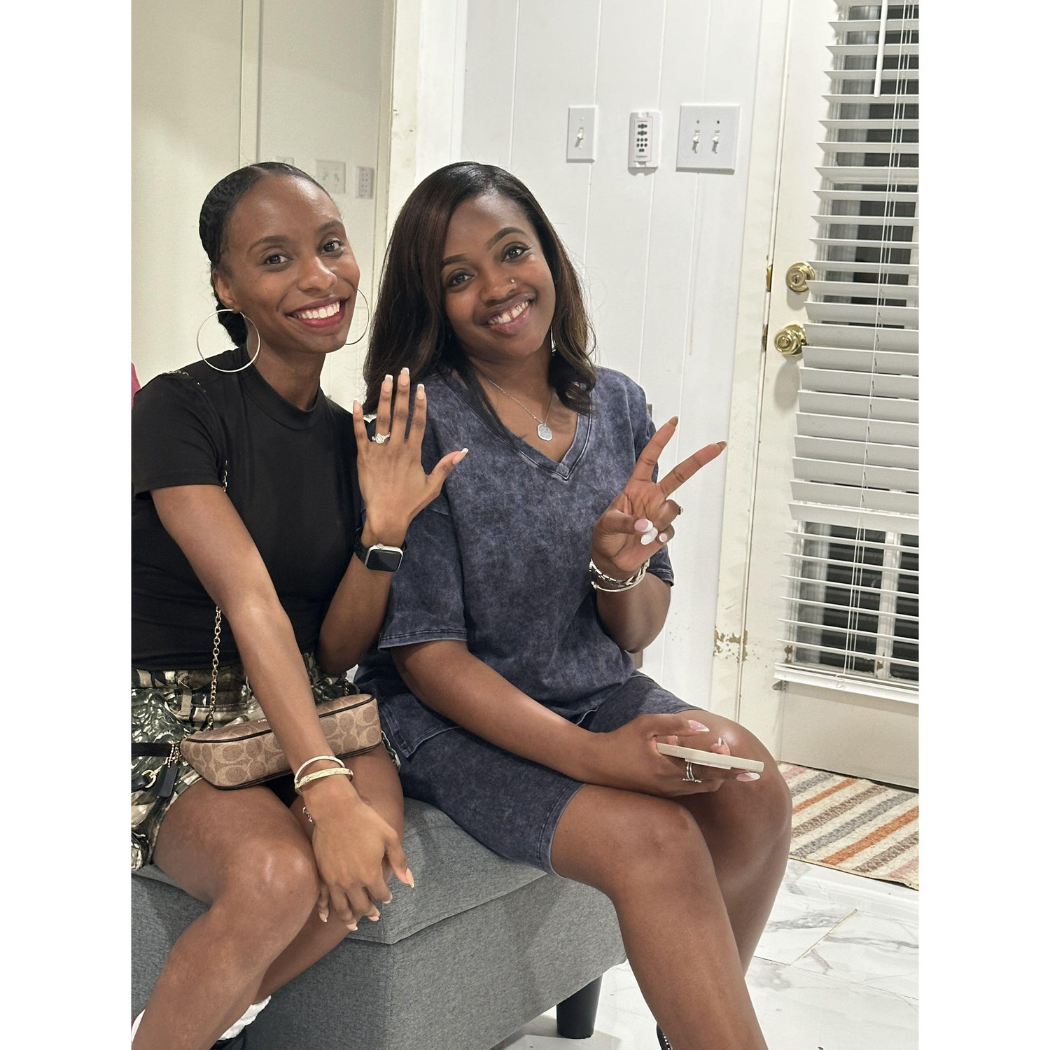 not sisters by blood but sisters by heart. She watched this love unfold since day 1.