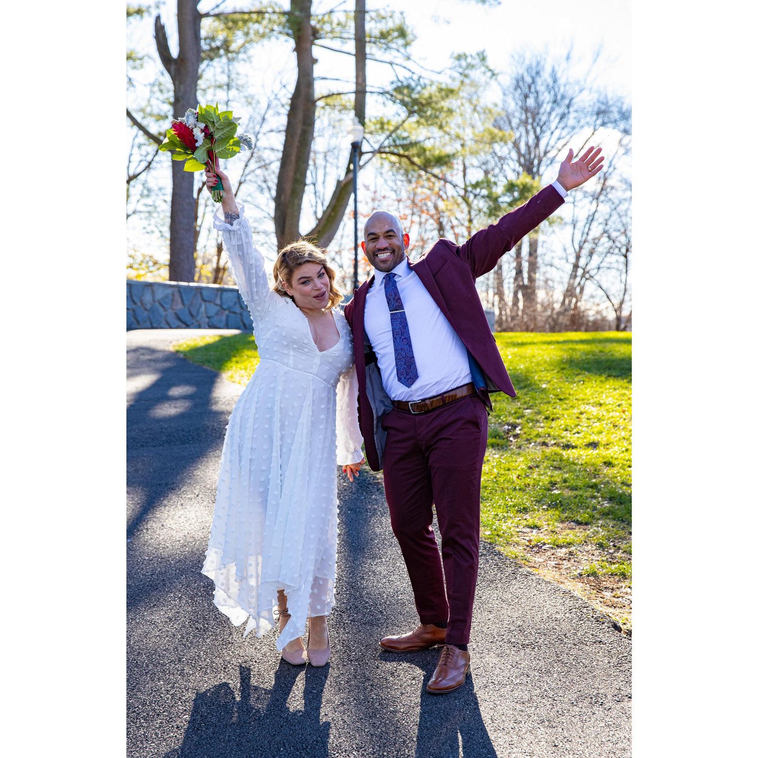 We're married, woo hoo!
