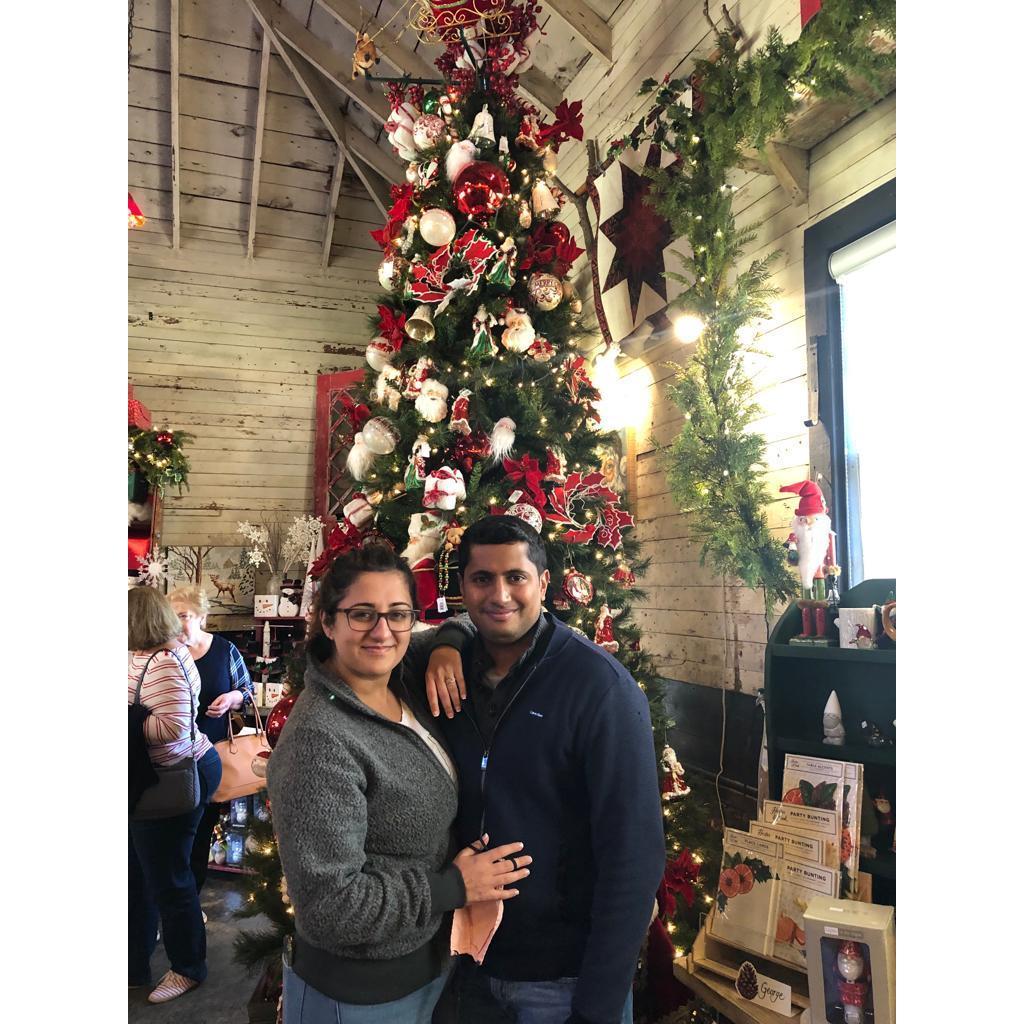 Going out for the first time as fiancé's!