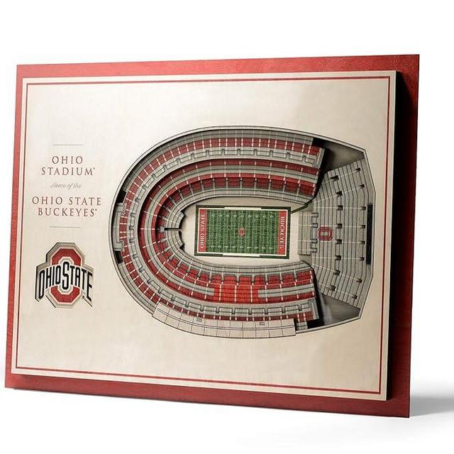 YouTheFan NCAA 5-Layer StadiumView Wall Art