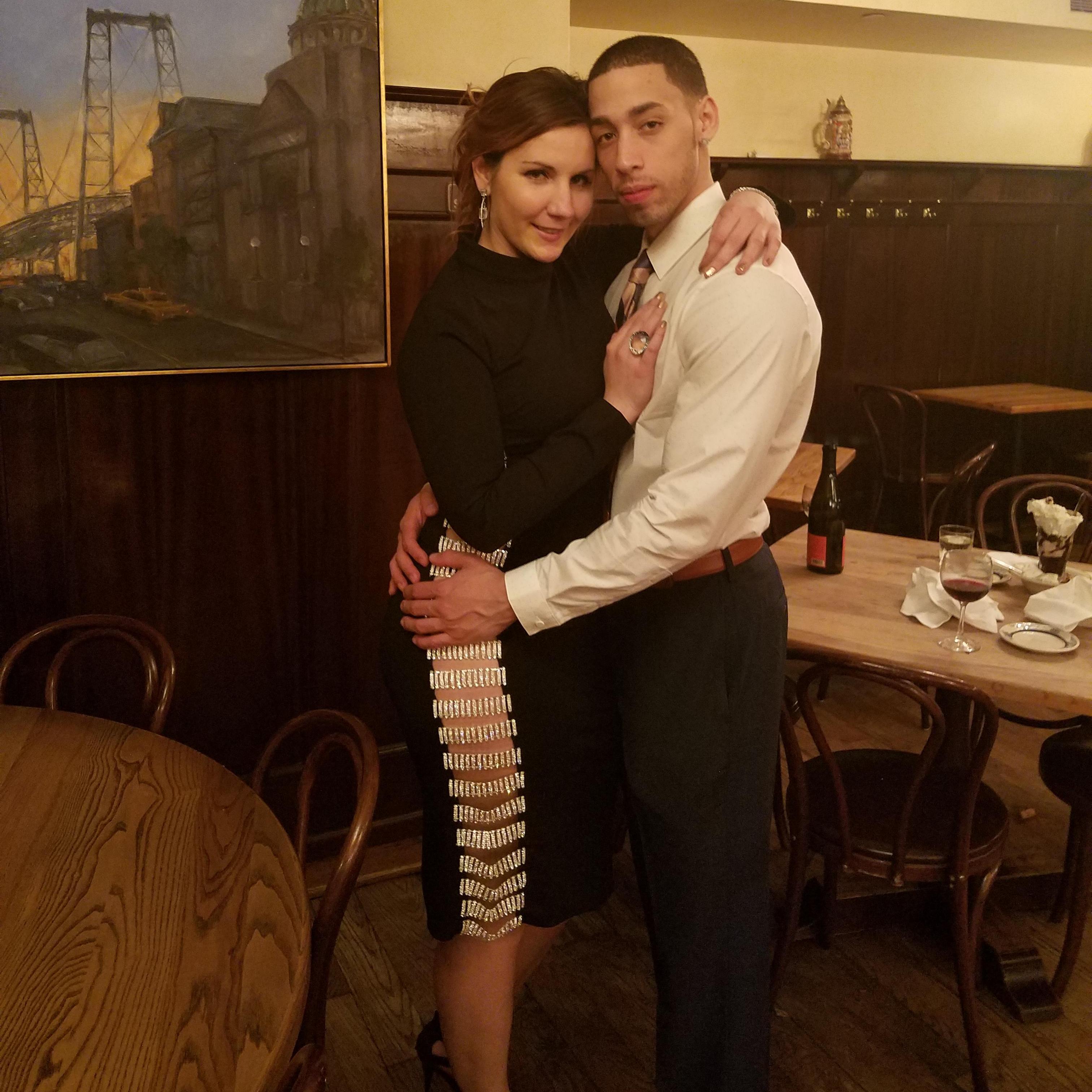 We went to Peter Lugar's Steakhouse. After this my shoe broke... always the sign of a good night out.