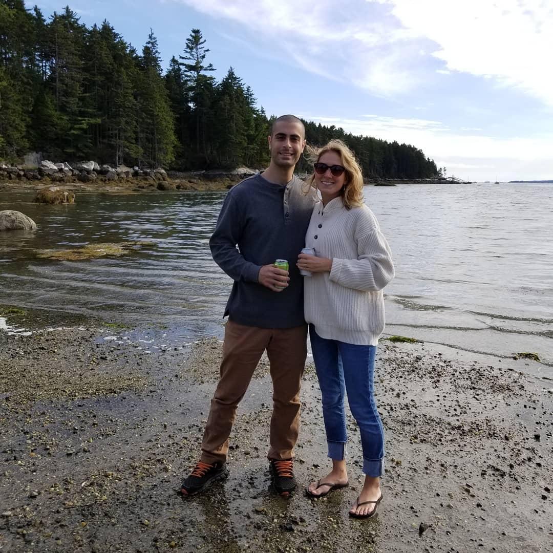 Celebrating Pat and Ariel, Maine, September 2018
