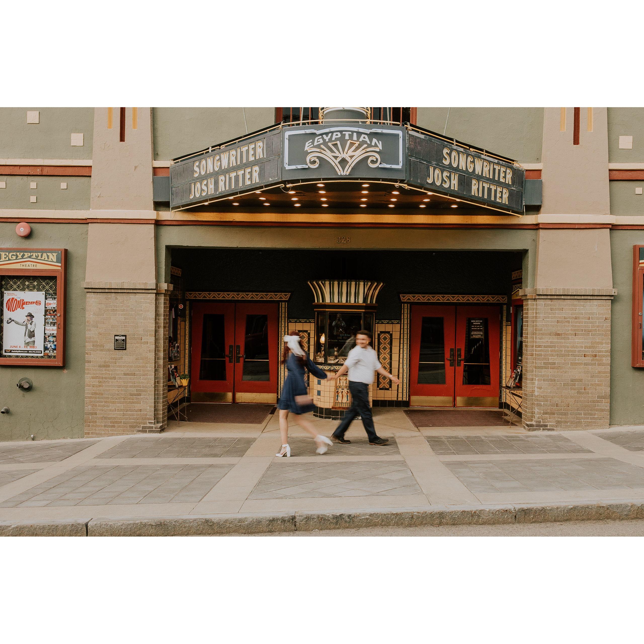 Fun Fact, we met working at a movie theatre