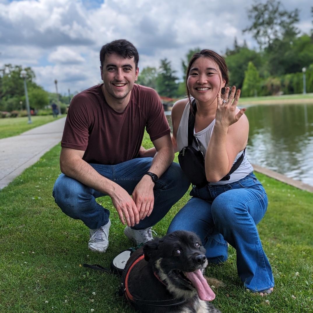 6/24/23 - engaged at Italian Lake in Harrisburg, a place we loved when living there.