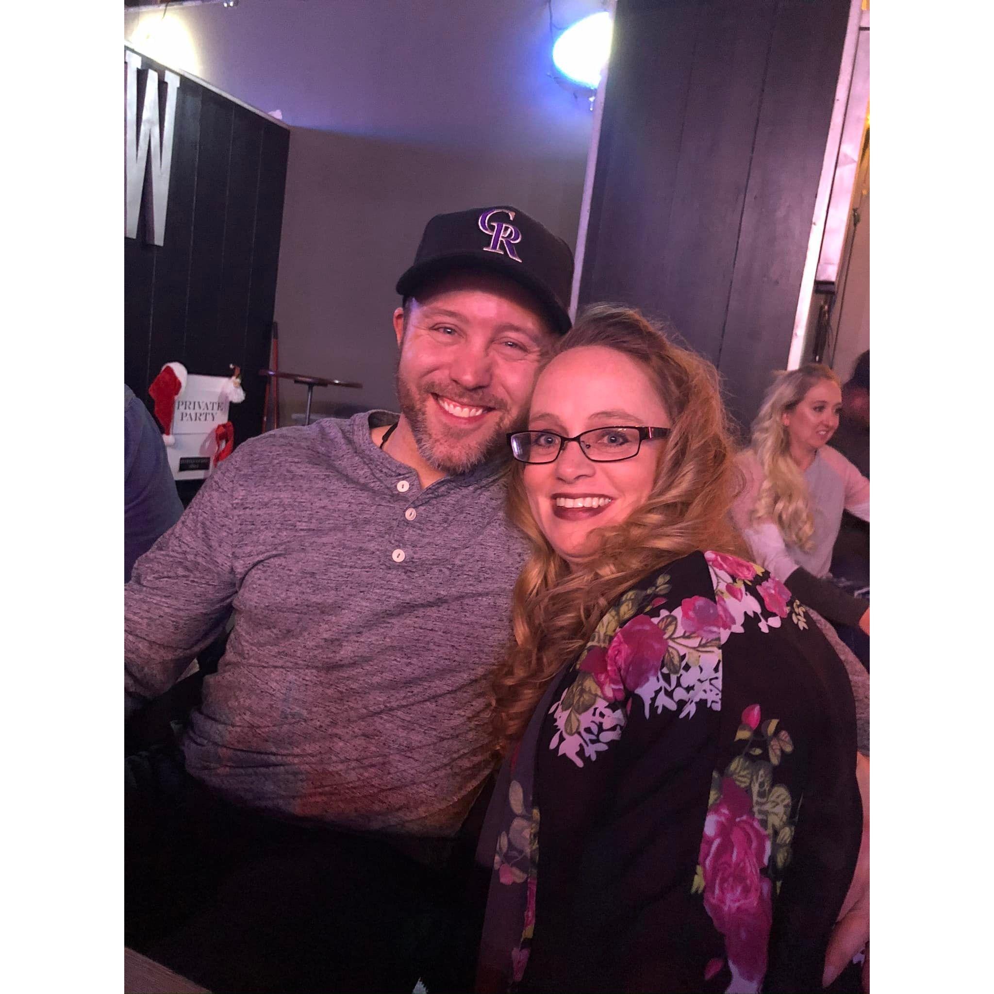 Our very first photo together! 12-2019