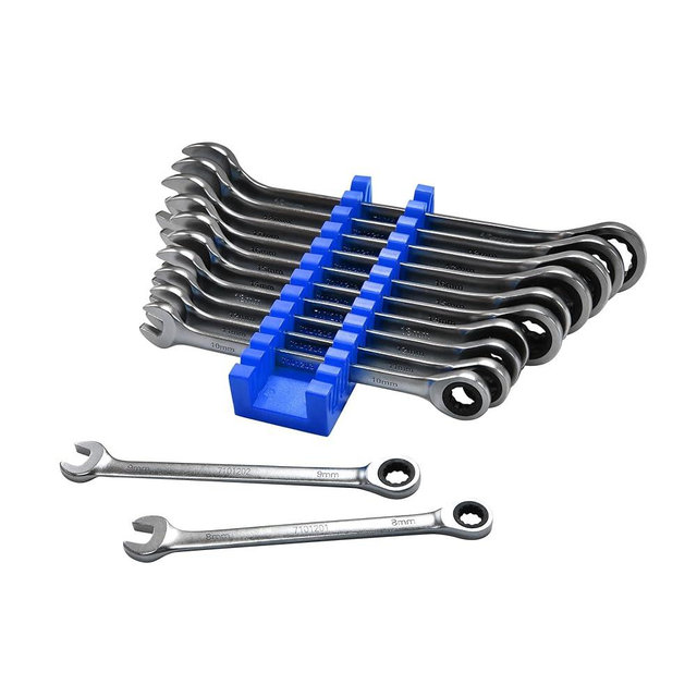 Astro Tools 71012 Razor Wrenches 12pc Super-Thin Ratcheting Wrench Set 8-19mm