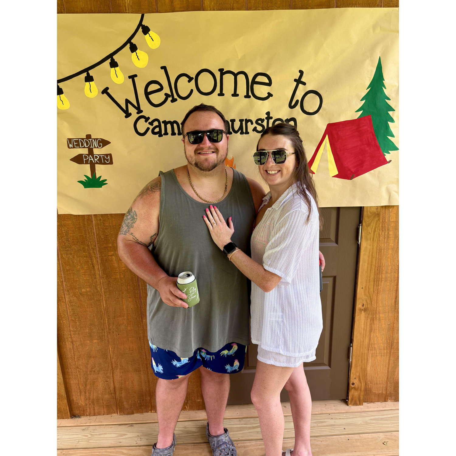 The best weekend ever! Our engagement party on the New River