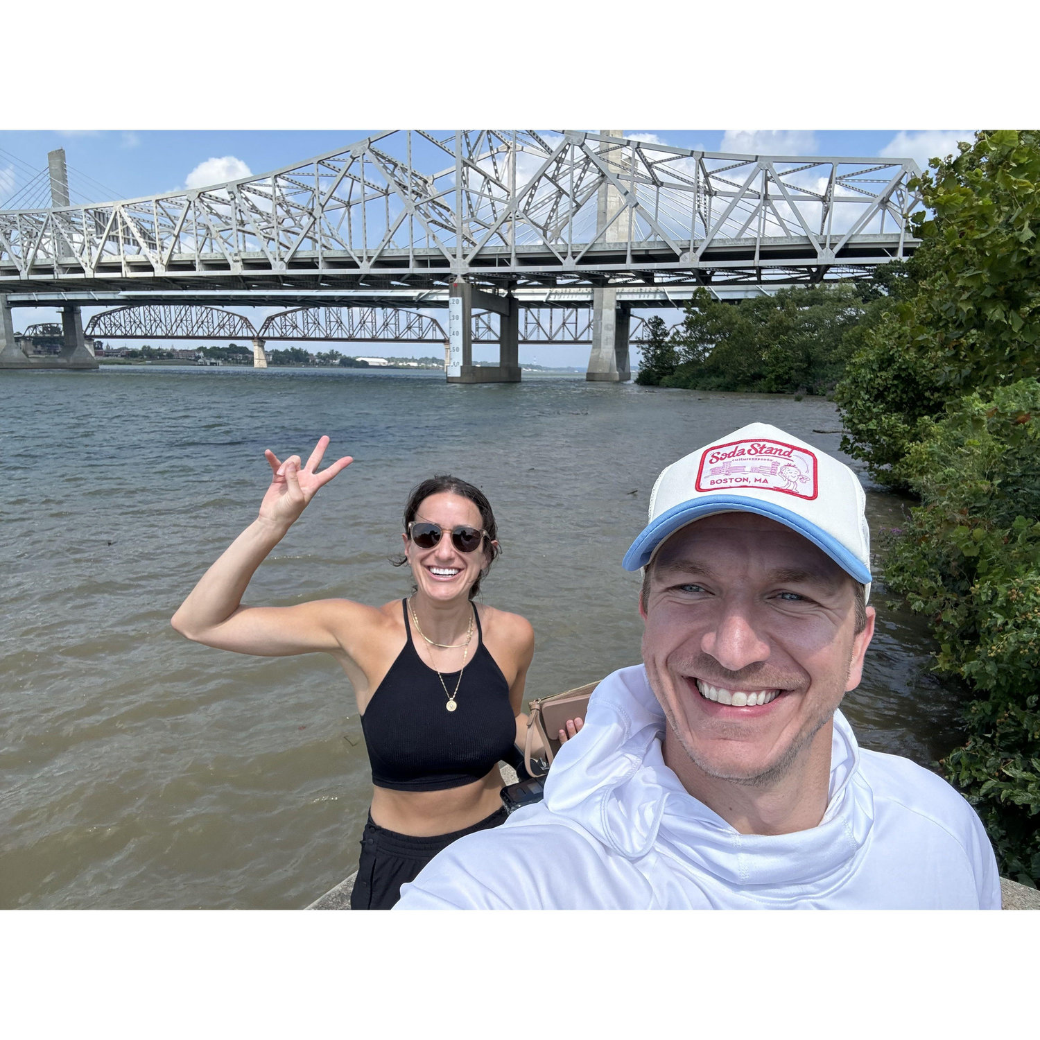 About an hour before we got engaged in Louisville, KY :)