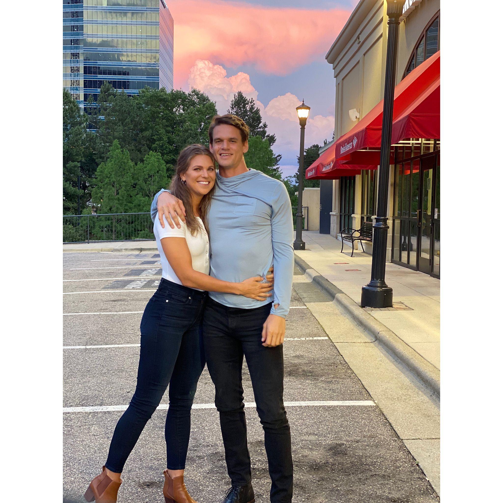 -5.20.20-
Our first "public" date as a couple. We began dating in January 2020 and quarantining in March 2020 (aka been inseparable since). The rest is history!