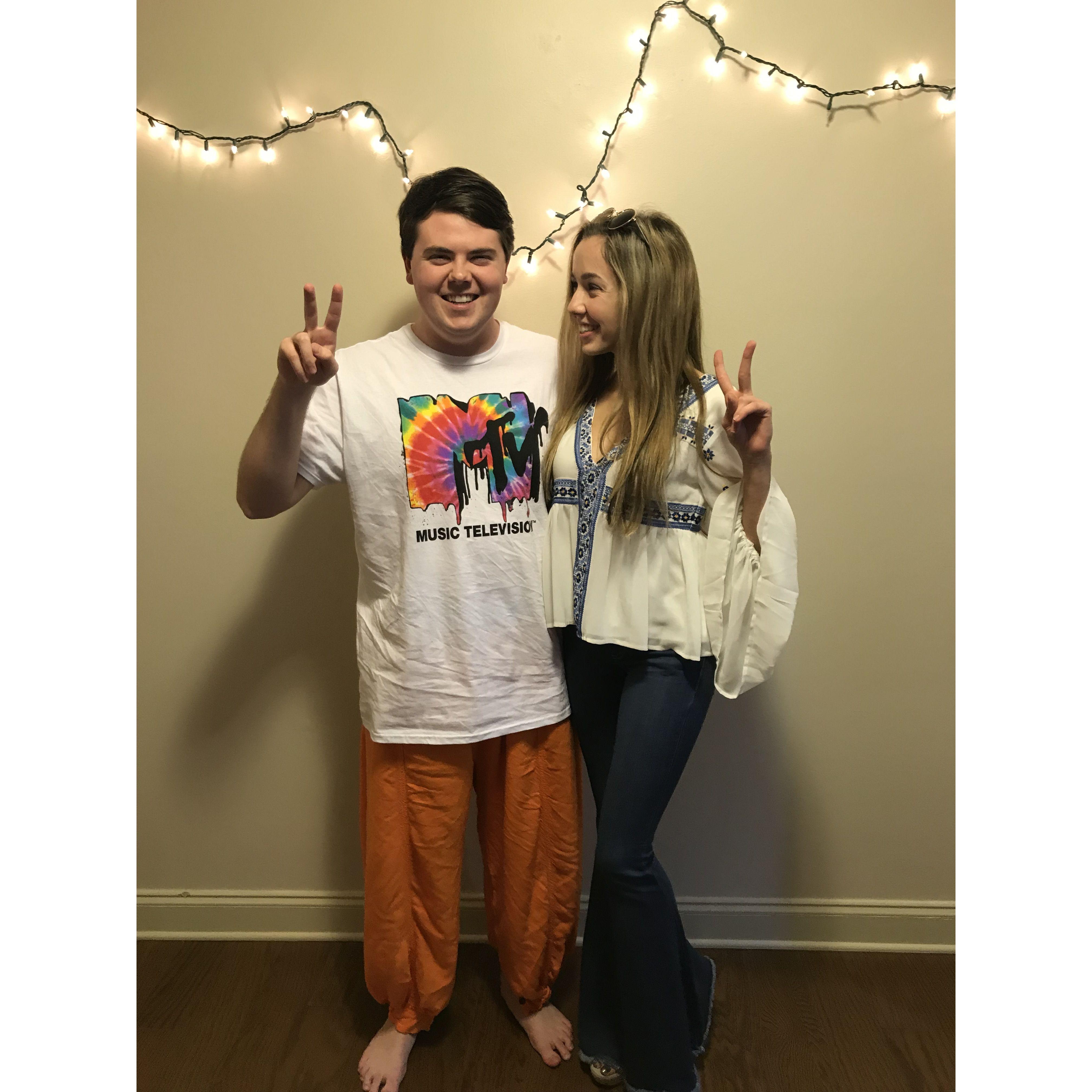 First date party as an official couple!