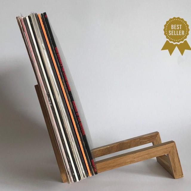Unique Vinyl Rack, Wood Vinyl Records...