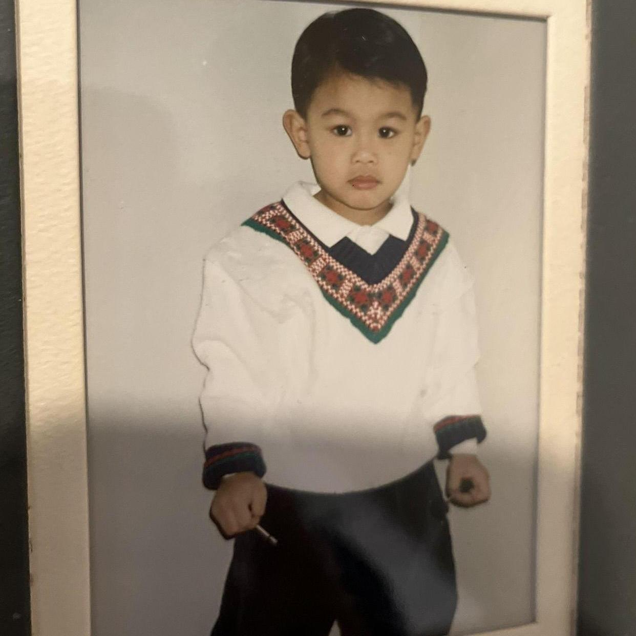 Andre and his cars during photos