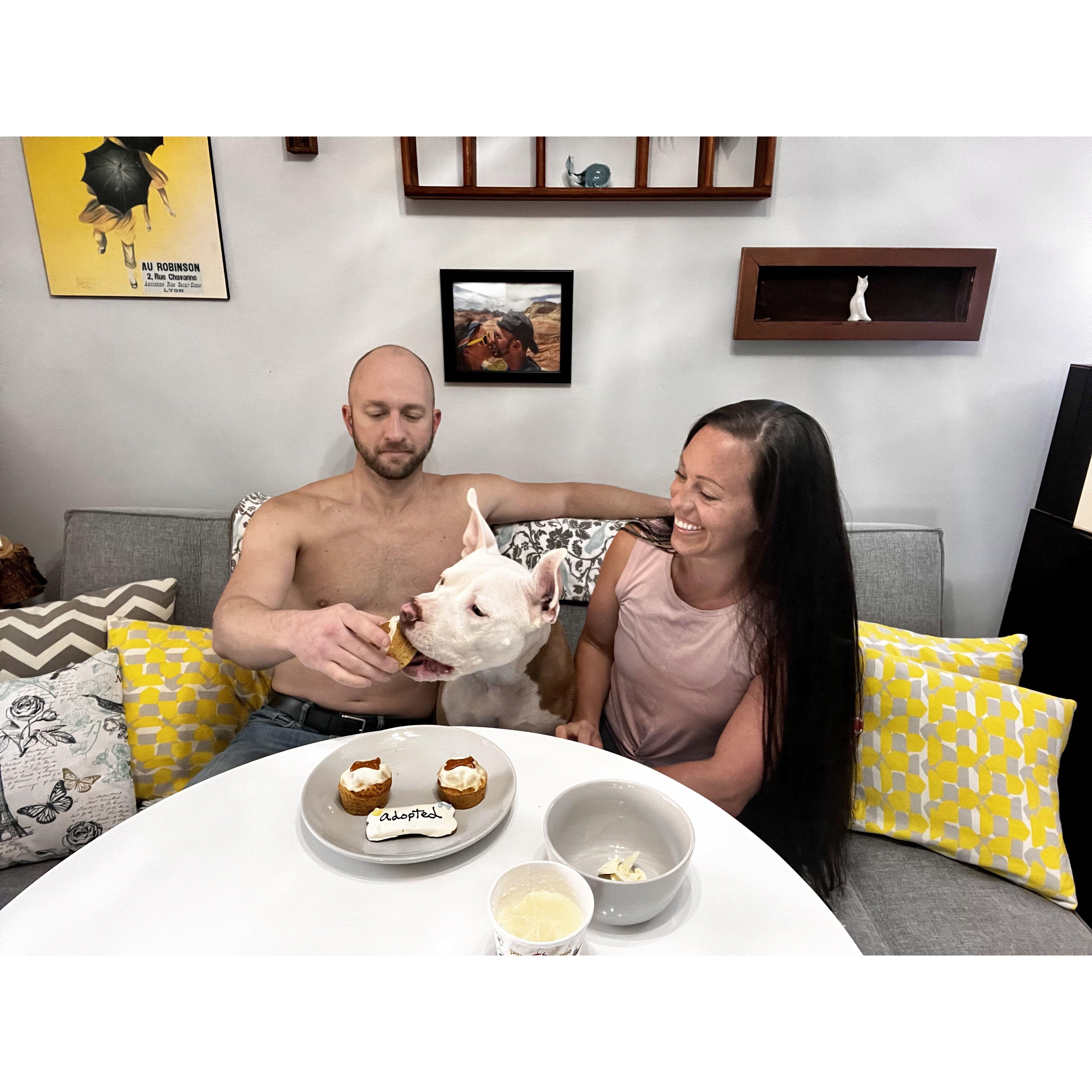 Kyra's official adoption day celebration