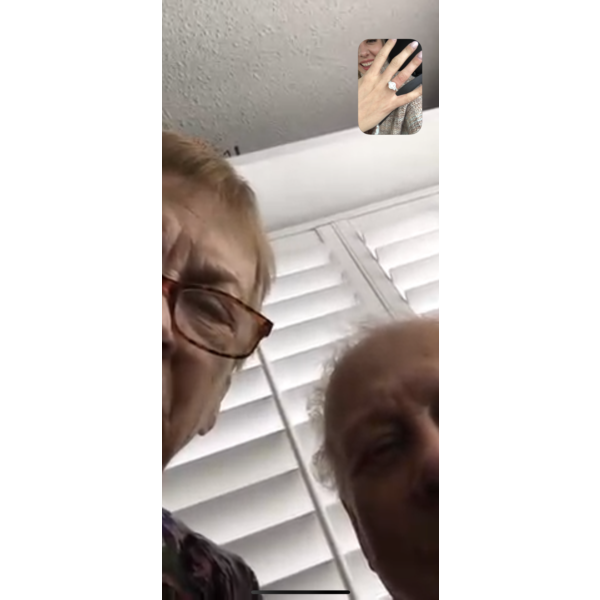 facetiming my grandparents