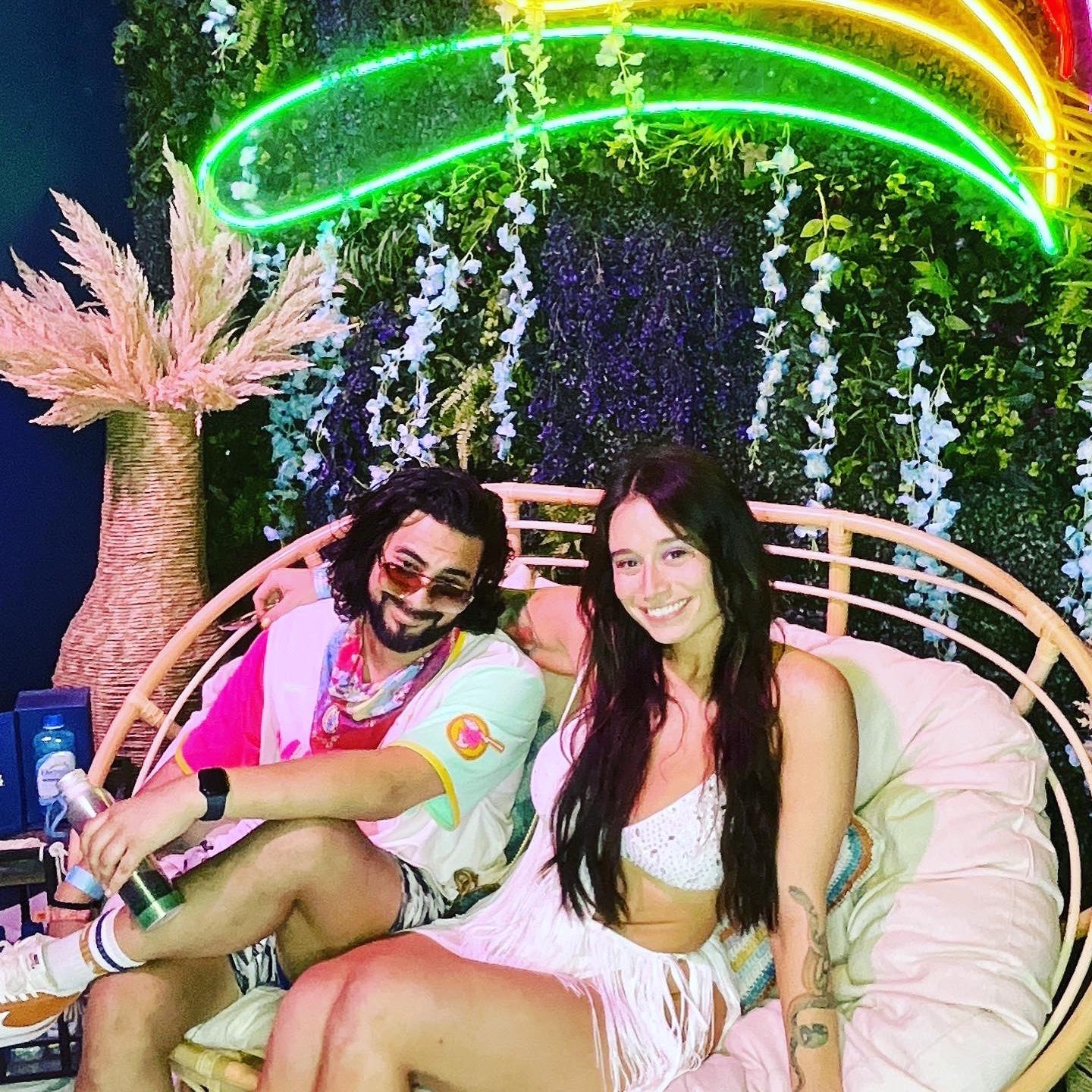 Marco's favorite spot at Coachella - the Electrolyte Lounge