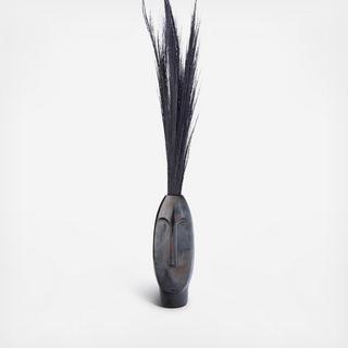Embossed Face Vase