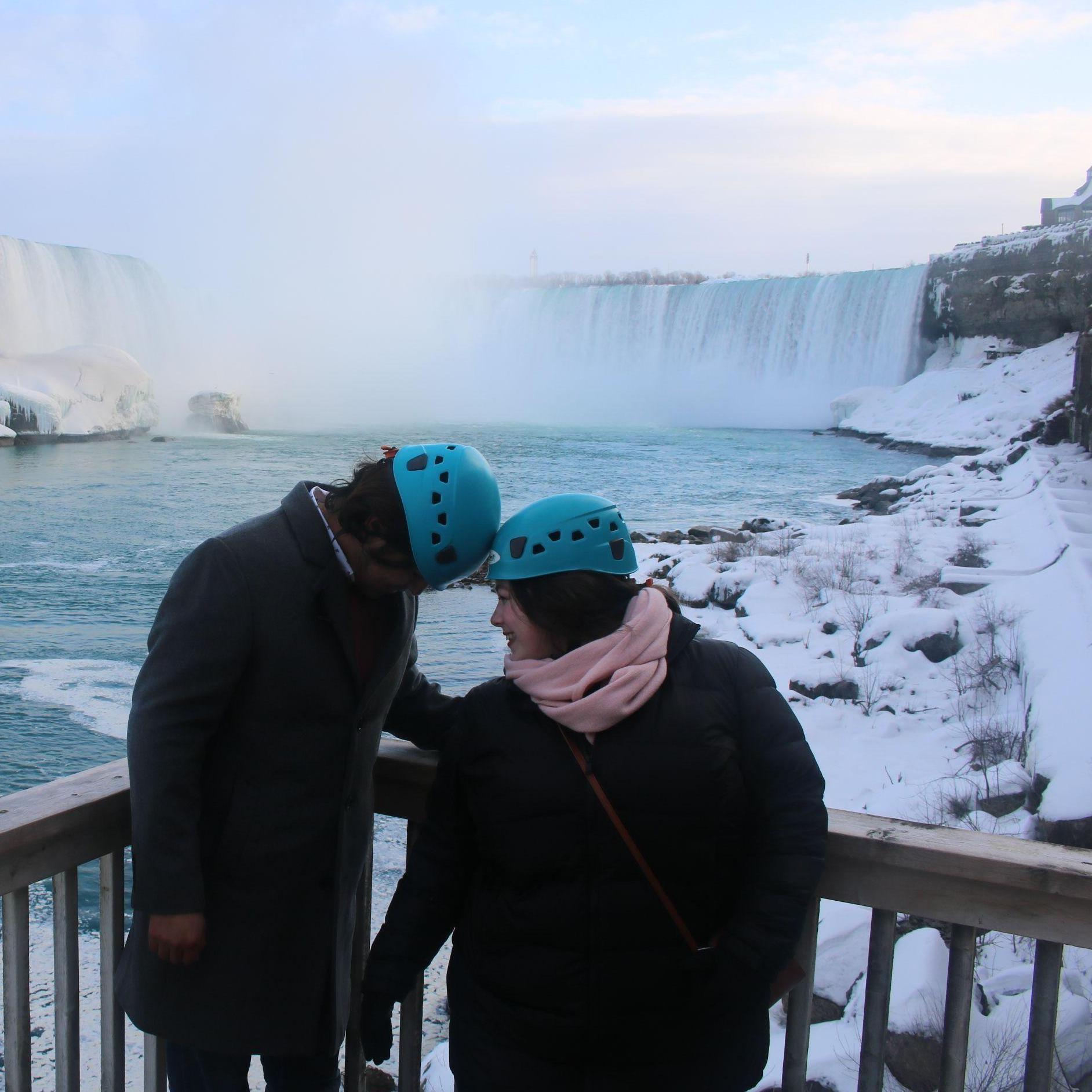 Right after doing the Niagara Falls zipline