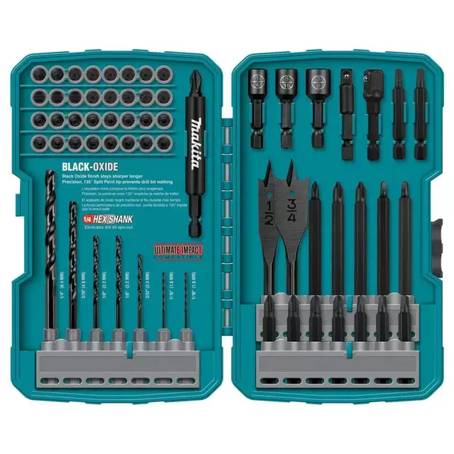 Impact Drill-Driver Bit Set (70-Piece), Steel