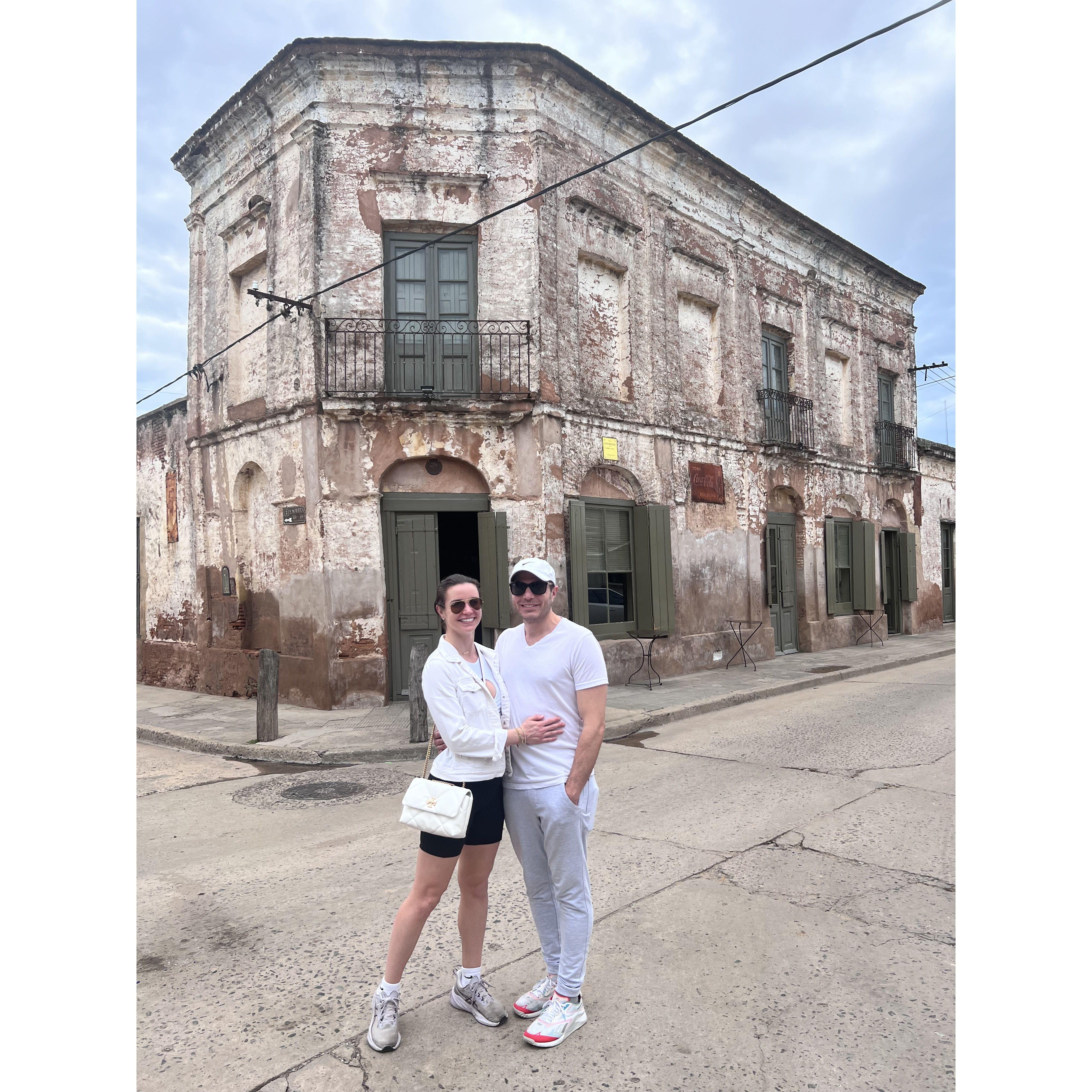 Fun fact Michelle tricked Sam into thinking that they were going to Brazil for his birthday, this is Argentina and Sam loved it.