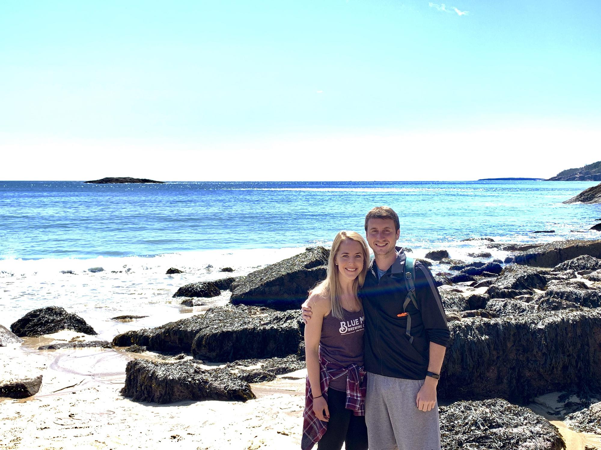 Our first trip together to Bar Harbor, Maine