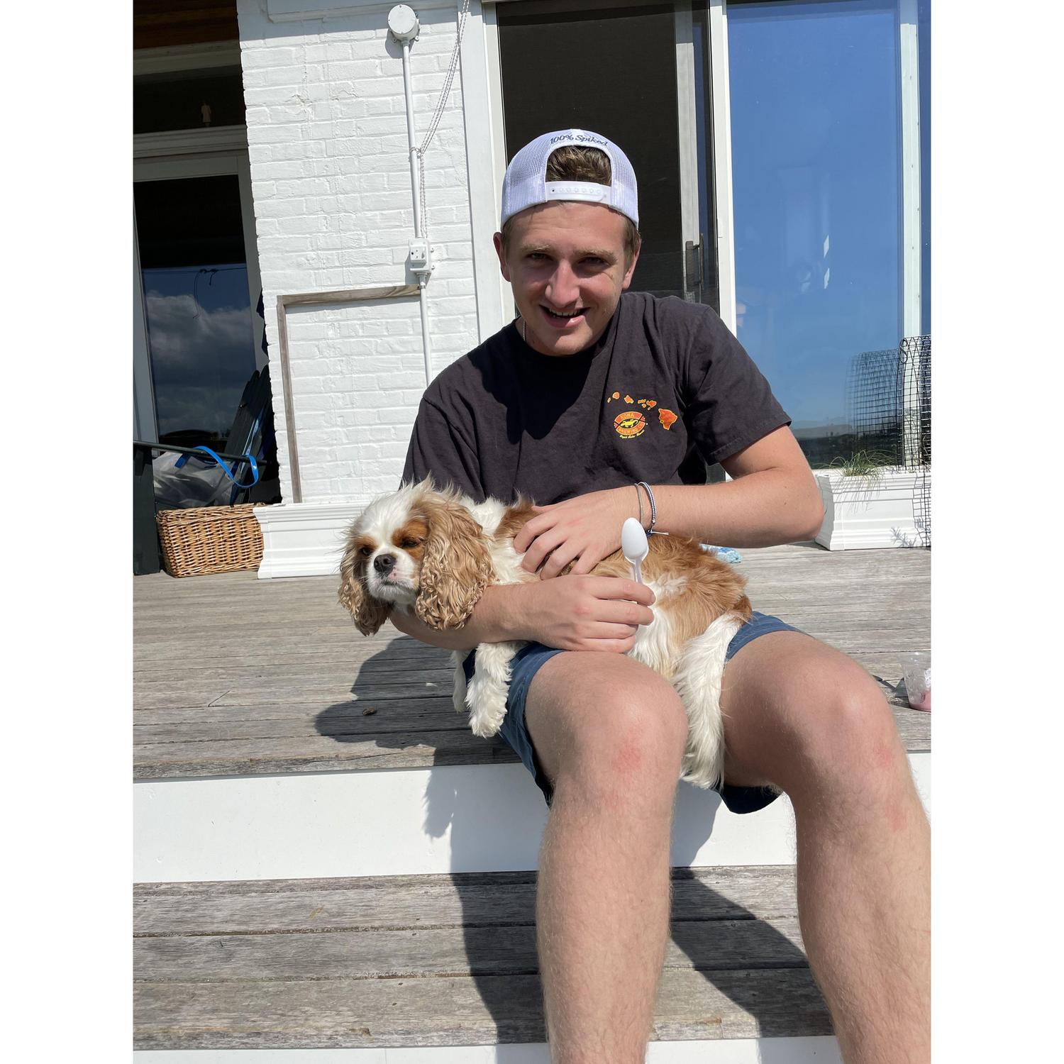 Quinn's first Fishers trip