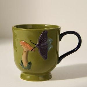 The Faye Icon Stoneware Mug: Moss