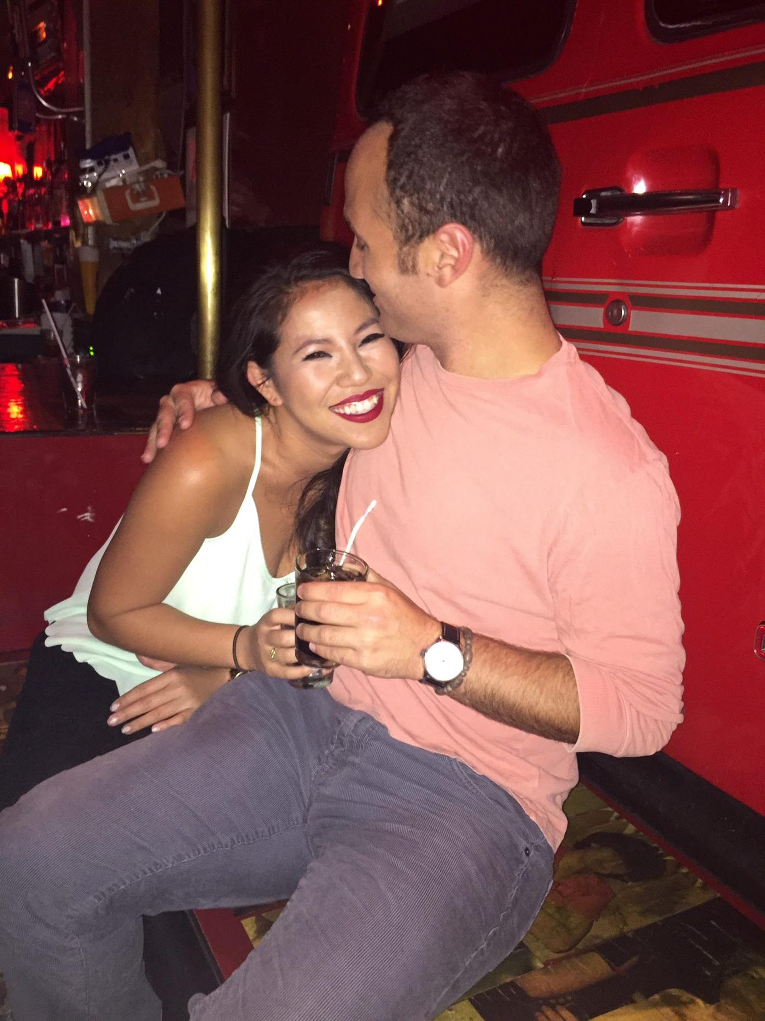 Our first picture ever taken together!
February 2015 -- San Francisco, CA.