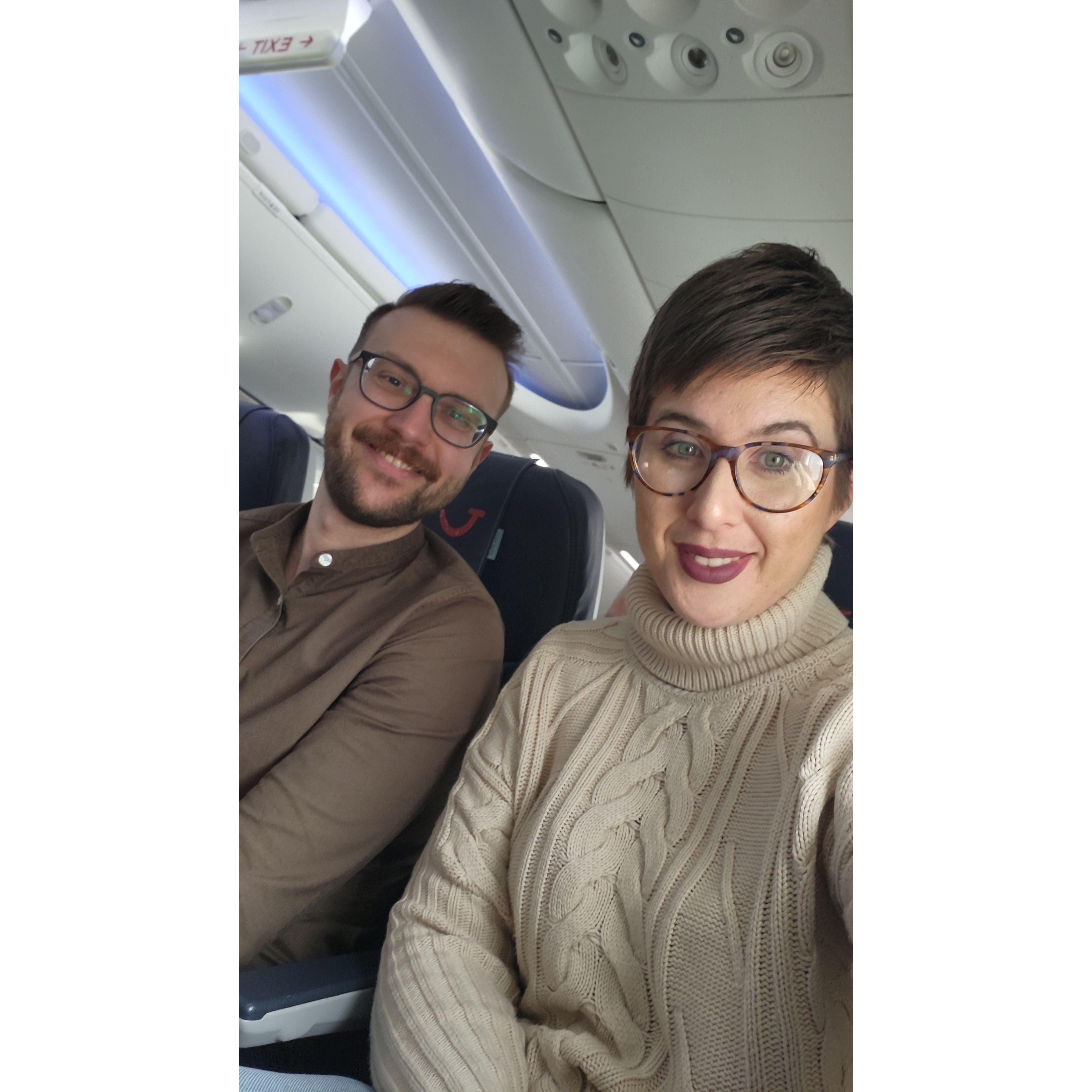 Heading off on holiday.