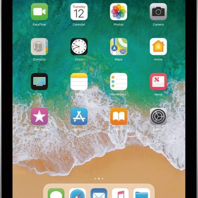 Apple iPad (5thGEneration) Wi-Fi, 128GB - Space Gray (Renewed)