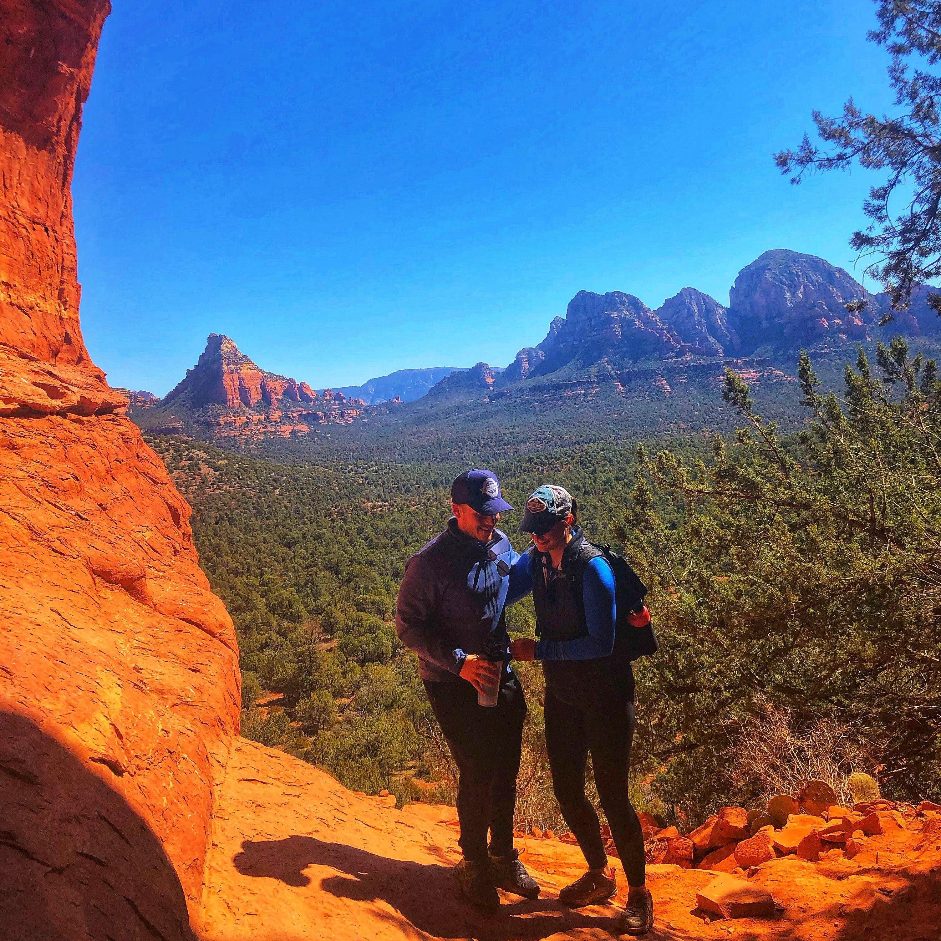 Our first trip to Sedona together :) 2 weeks into our journey!