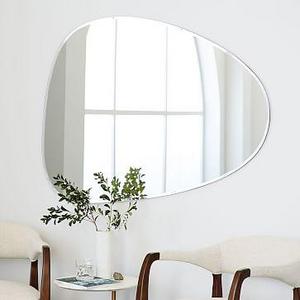 WEST ELM - Frameless Asymmetrical Wall Mirror