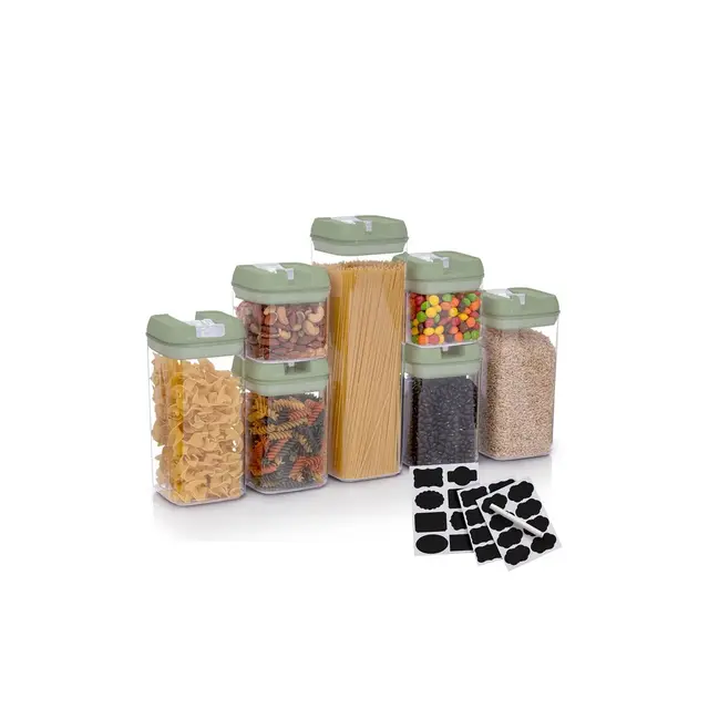 Cheer Collection Airtight Food Storage Containers, Set of 7