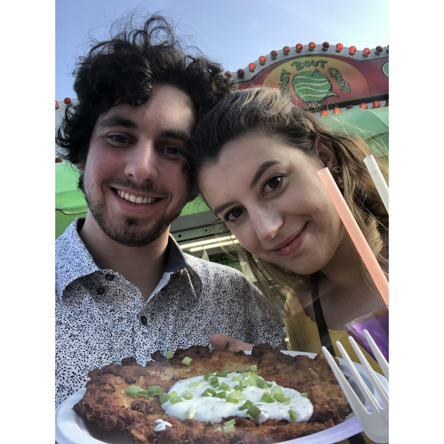 Danny took Jenna to the Middletown Fair in college