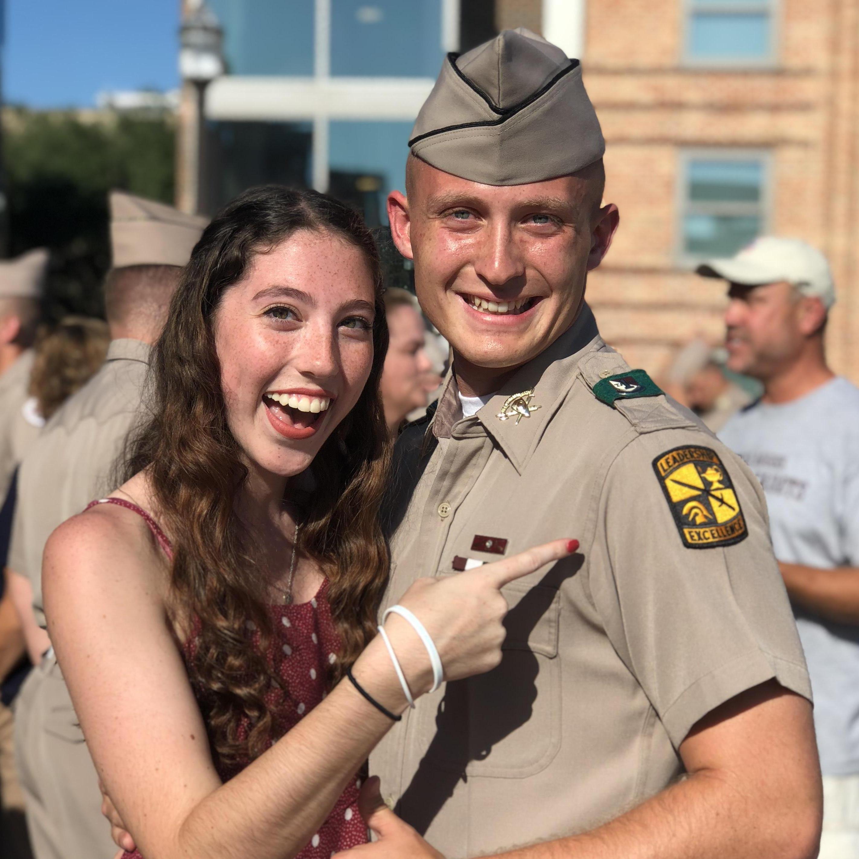 Jordan contracts with the Army, Fall 2017