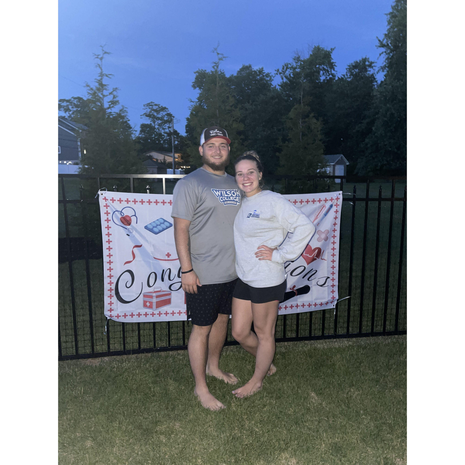 My nursing school graduation party