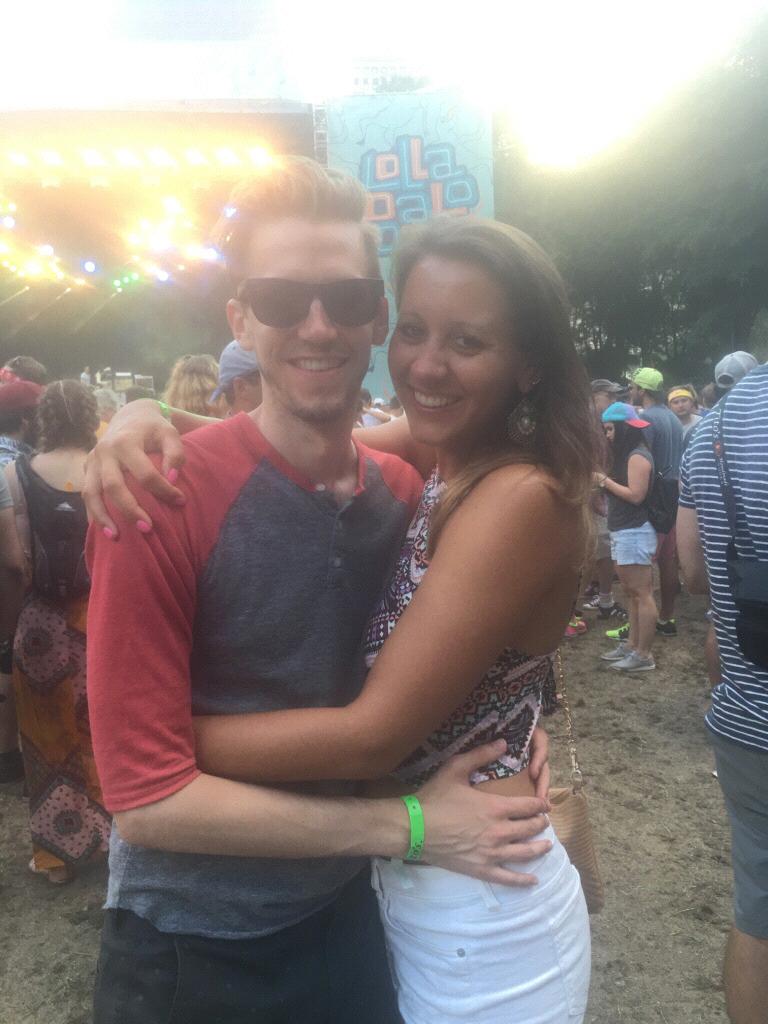 First Lollapalooza together, early dating days with all the butterflies