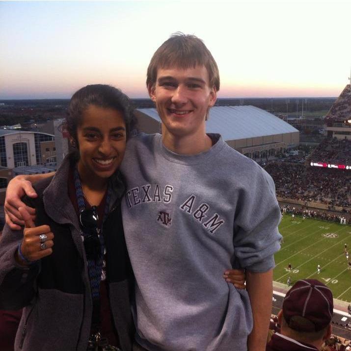 Our first A&M football game