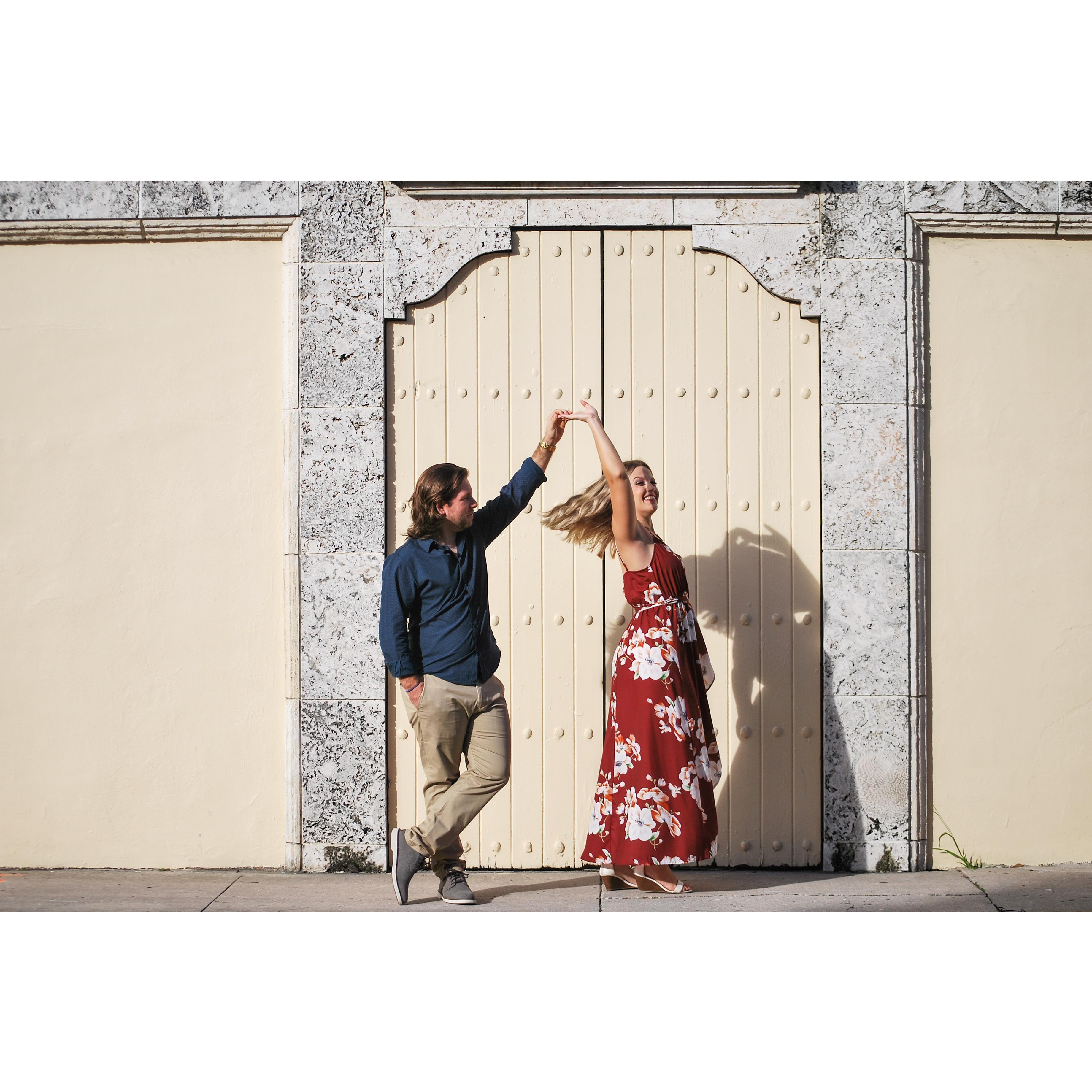 Engagement Photos on Las Olas Blvd in Ft. Lauderdale, FL!