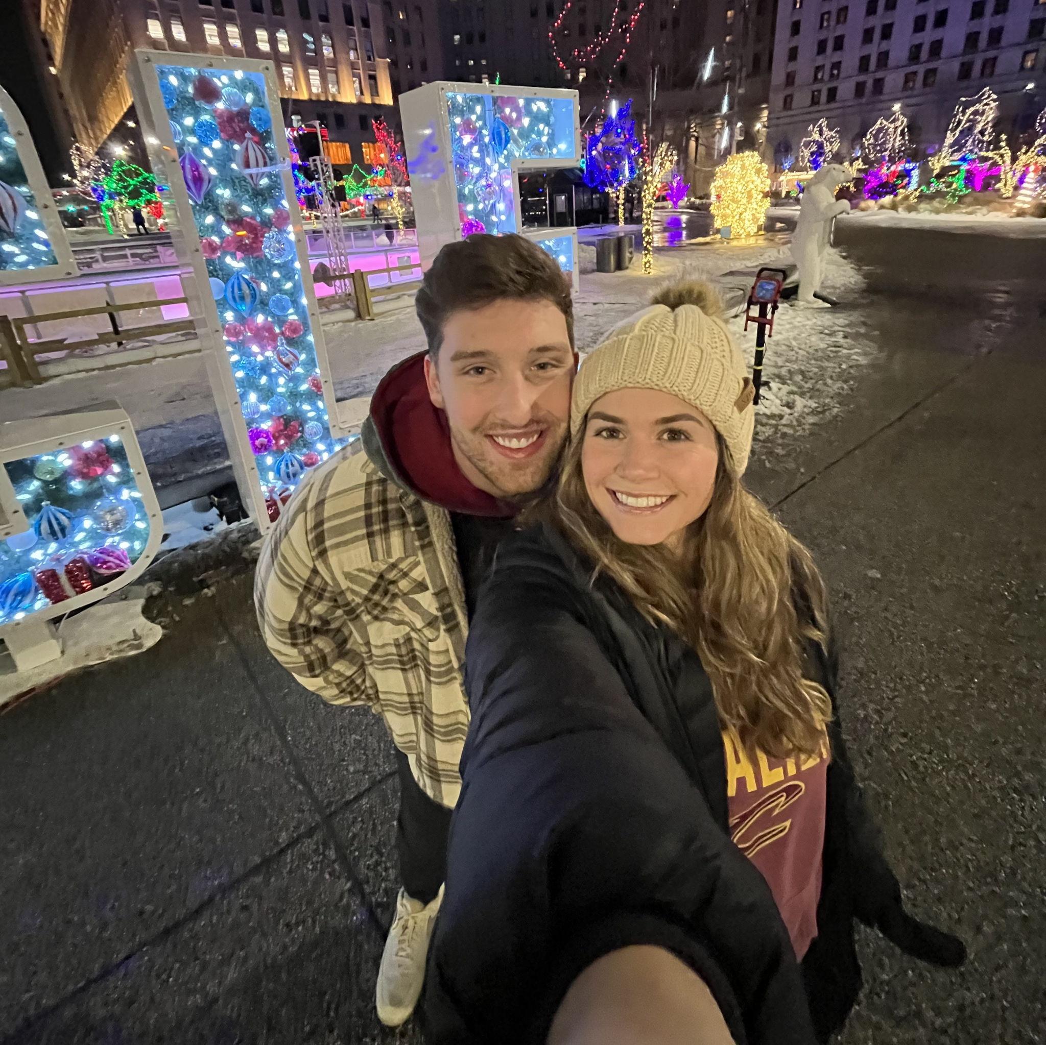 Christmas break trip to Cleveland for a Cavs game 2022