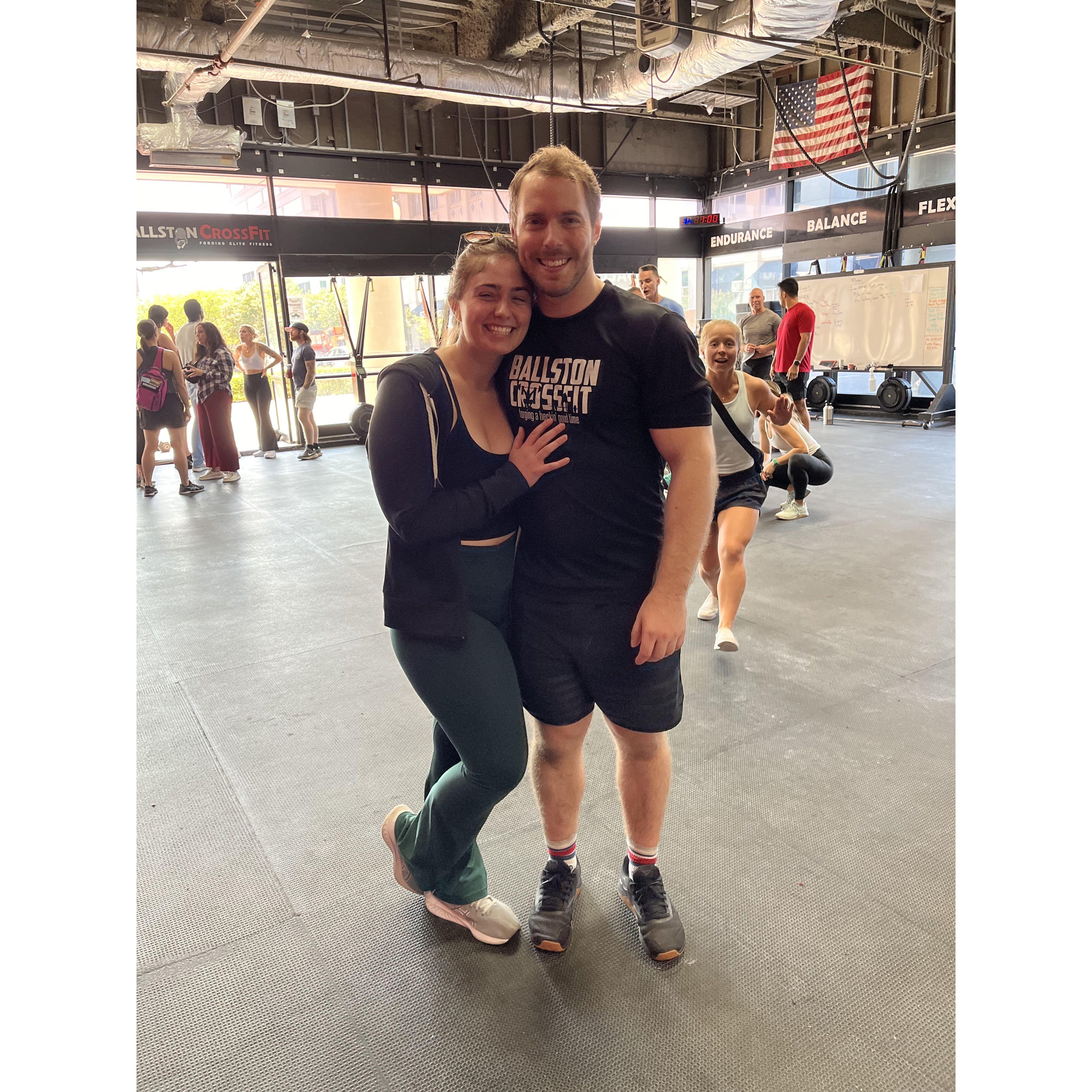 September 2024 - Logan taking home the gold at his home CrossFit competition