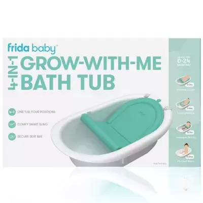 Fridababy® 4-in-1 Grow-with-Me Bath Tub in White