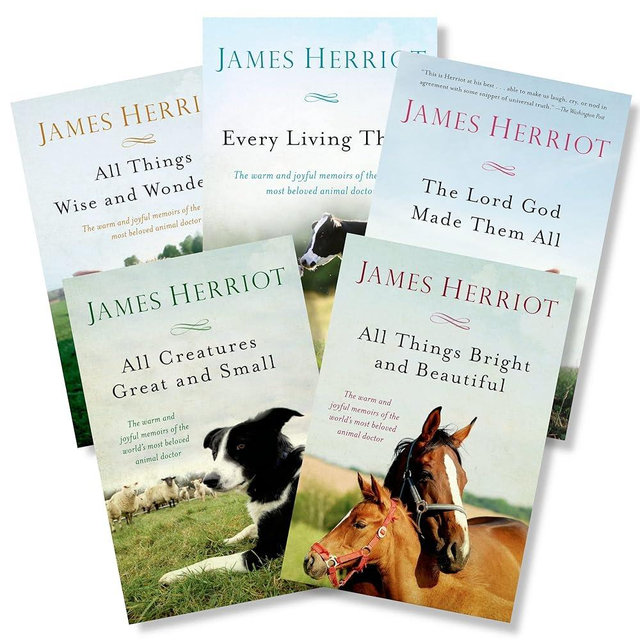 James Herriot's 5 Book Set: All Creatures Great and Small / All Things Bright and Beautiful / All Th