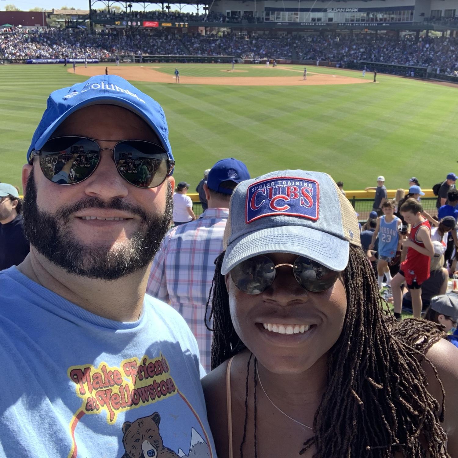 Cubs spring training game.
