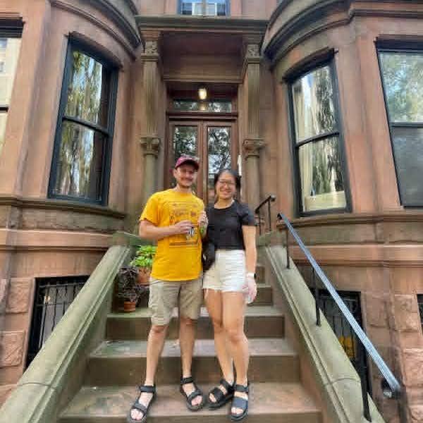 Our first home together in Park Slope Brooklyn!
