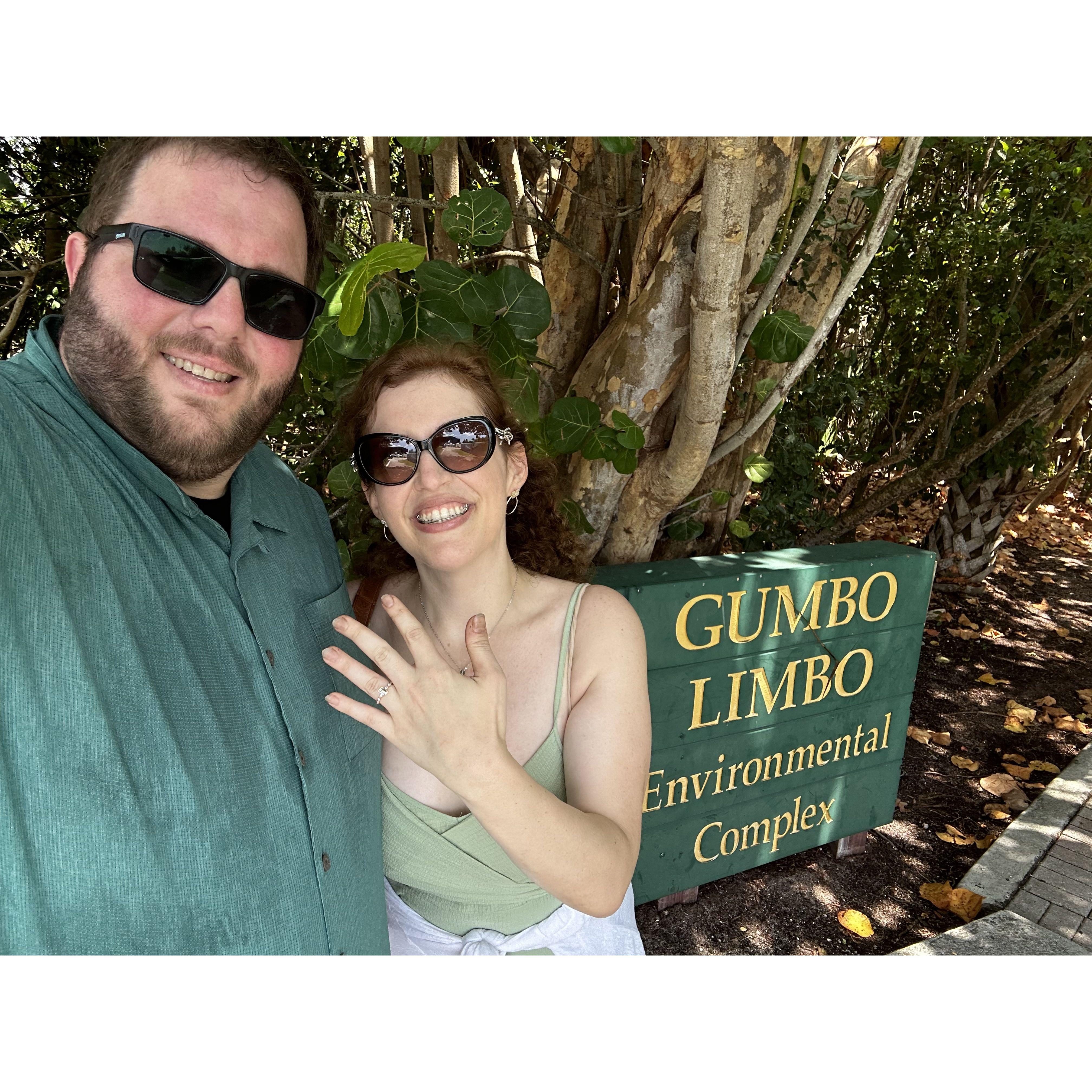 First photo after Tom officially proposed.