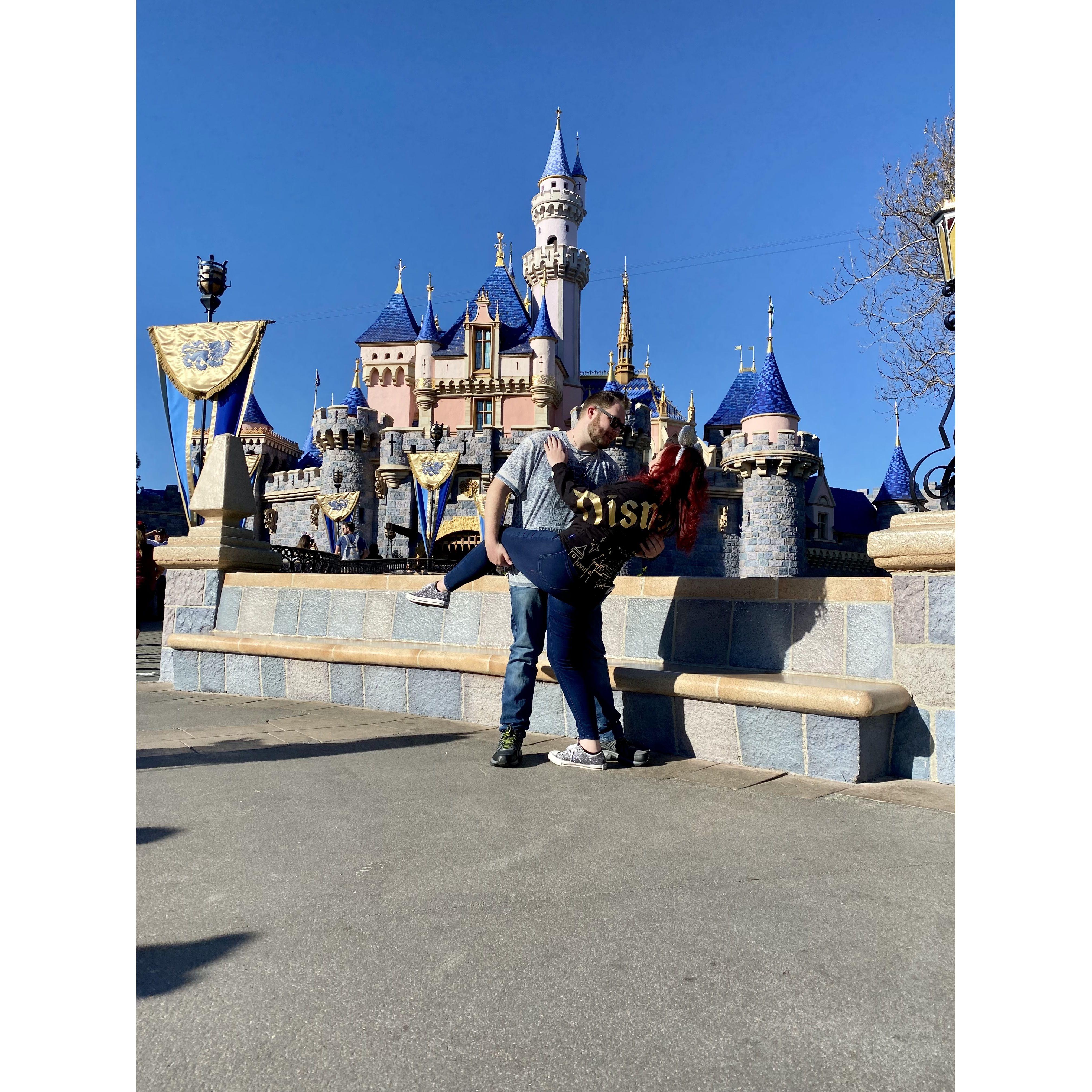 Our third Disneyland trip together.