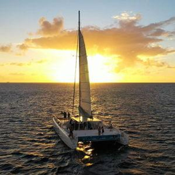 Honeymoon Excursion - Catamaran Sunset Evening Party Cruise