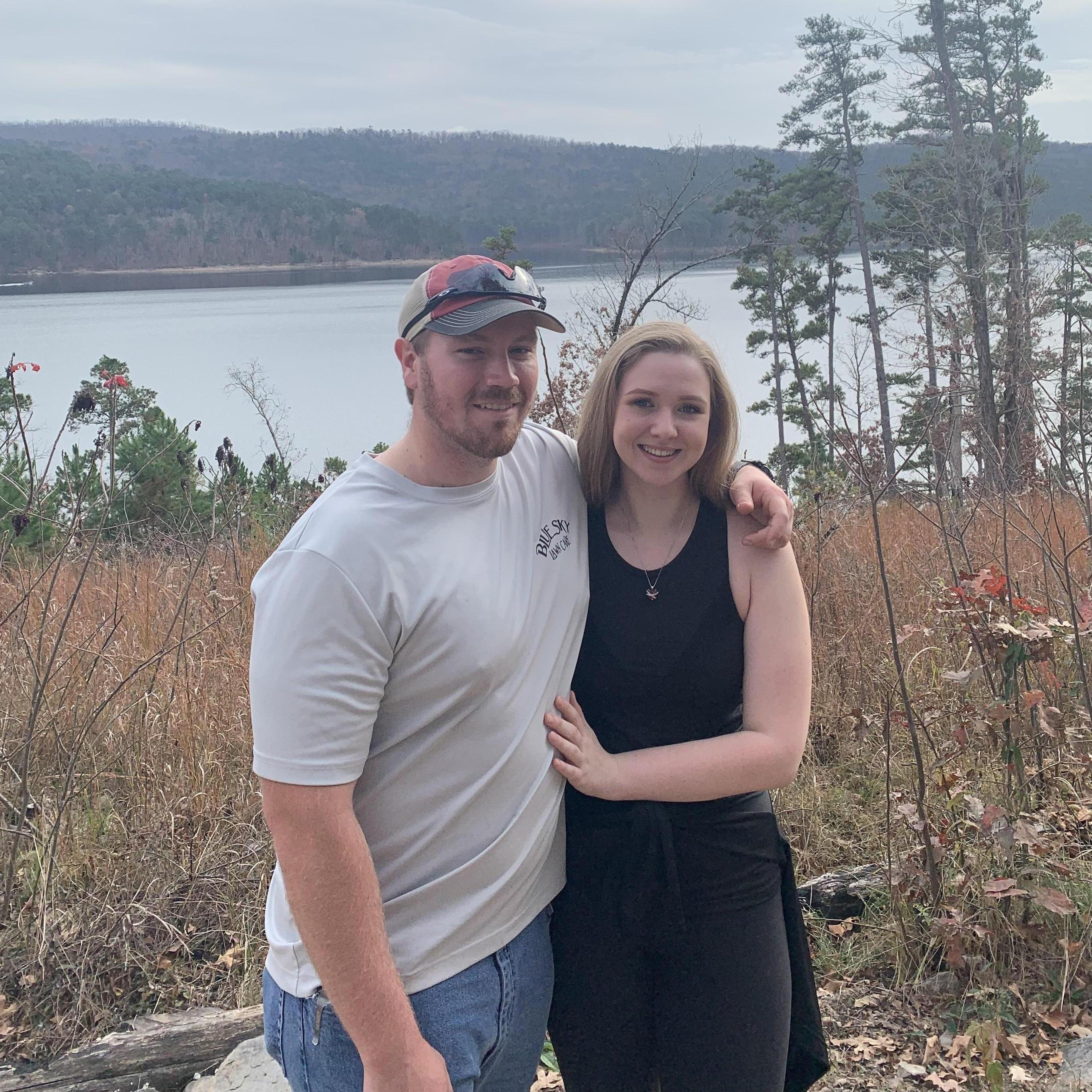 Brought Kyle hiking and he almost died in jeans.